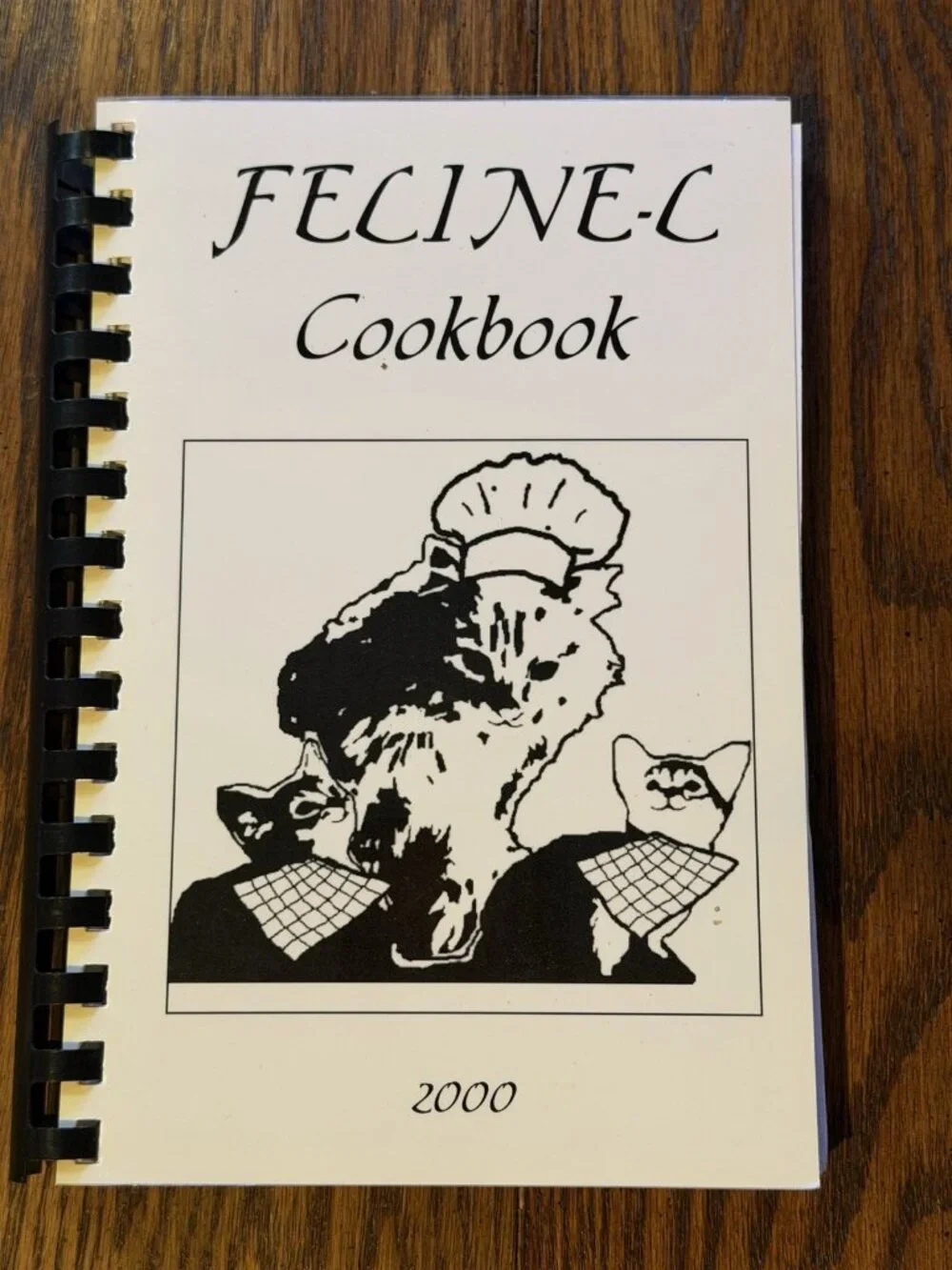 Feline-L Cookbook 2000 Spiral Bound Excellent Condition